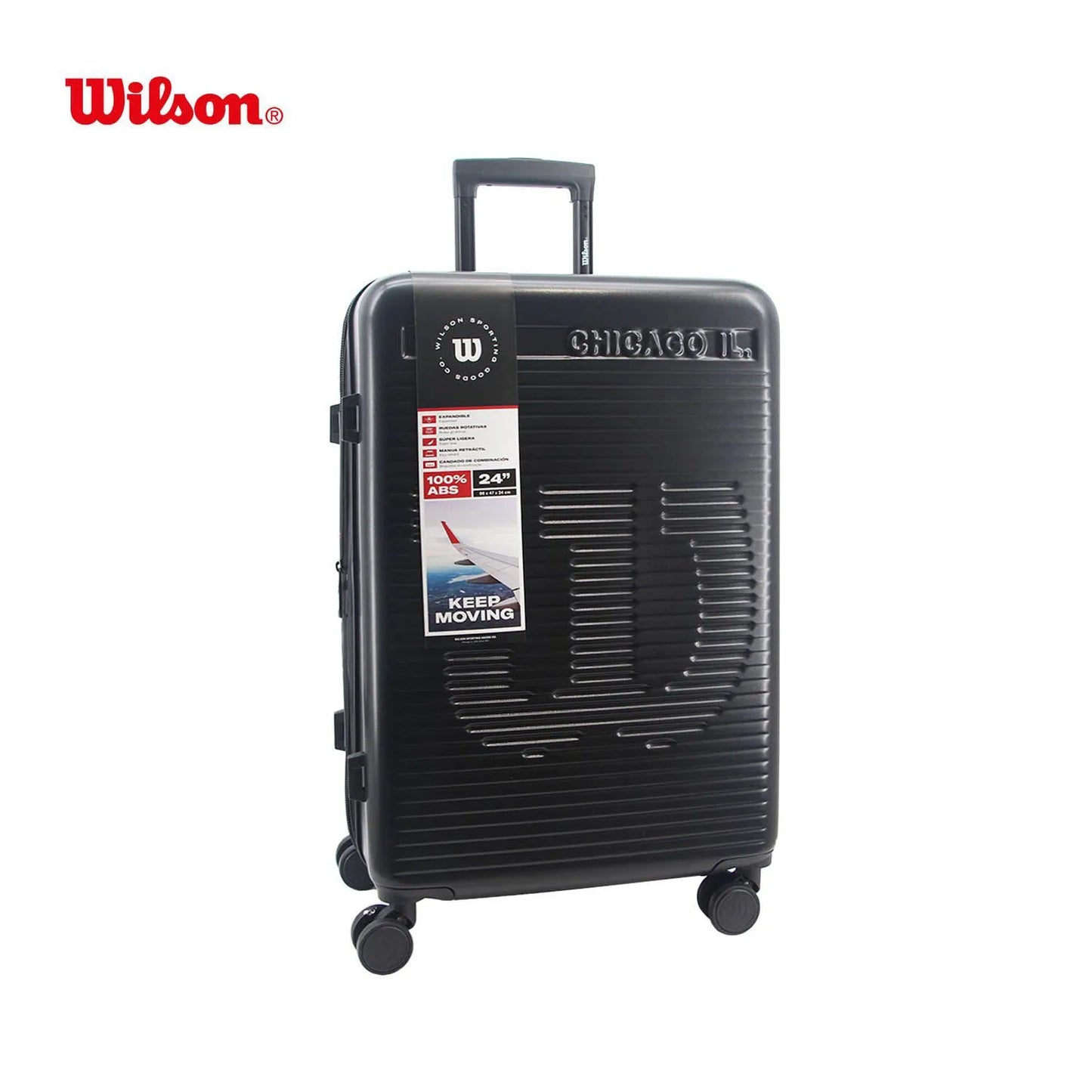 SET VALIJAS ABS NEGRO 20"24"28" WLS