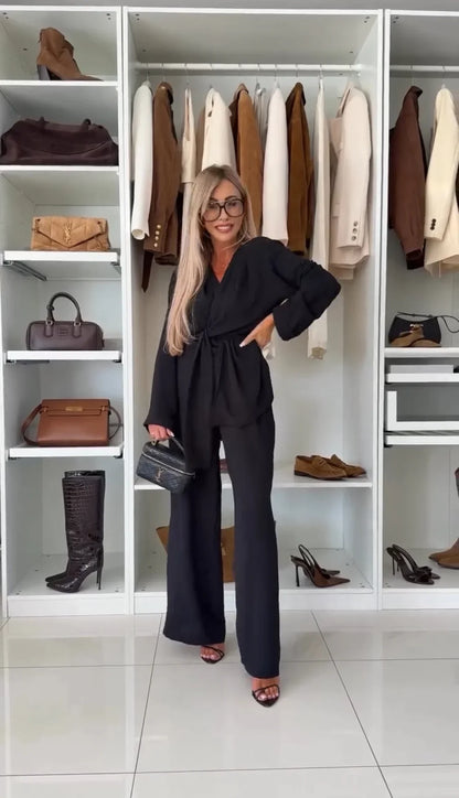 Blanca Conjunto Elegancia Casual