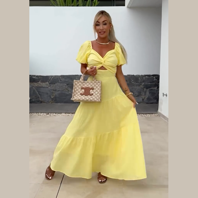 Vestido Daiky - Silueta Maxi, un Vuelo de Estilo