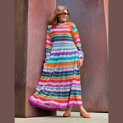 vestido isabella - una explosion de color y estilo