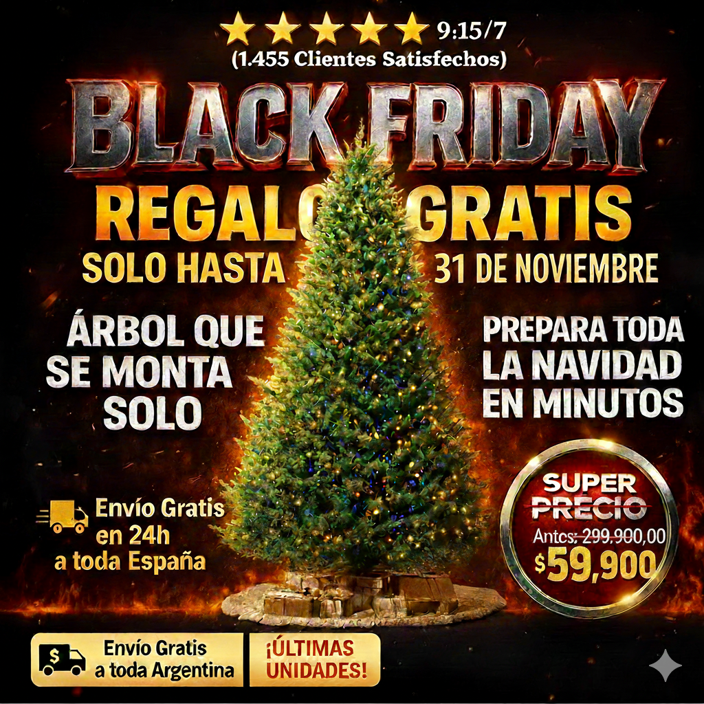 ⛄ Oferta especial de Navidad 2025! 🎄132PCS y 2.10m Árbol de Navidad retráctil mágico con control remoto🎄