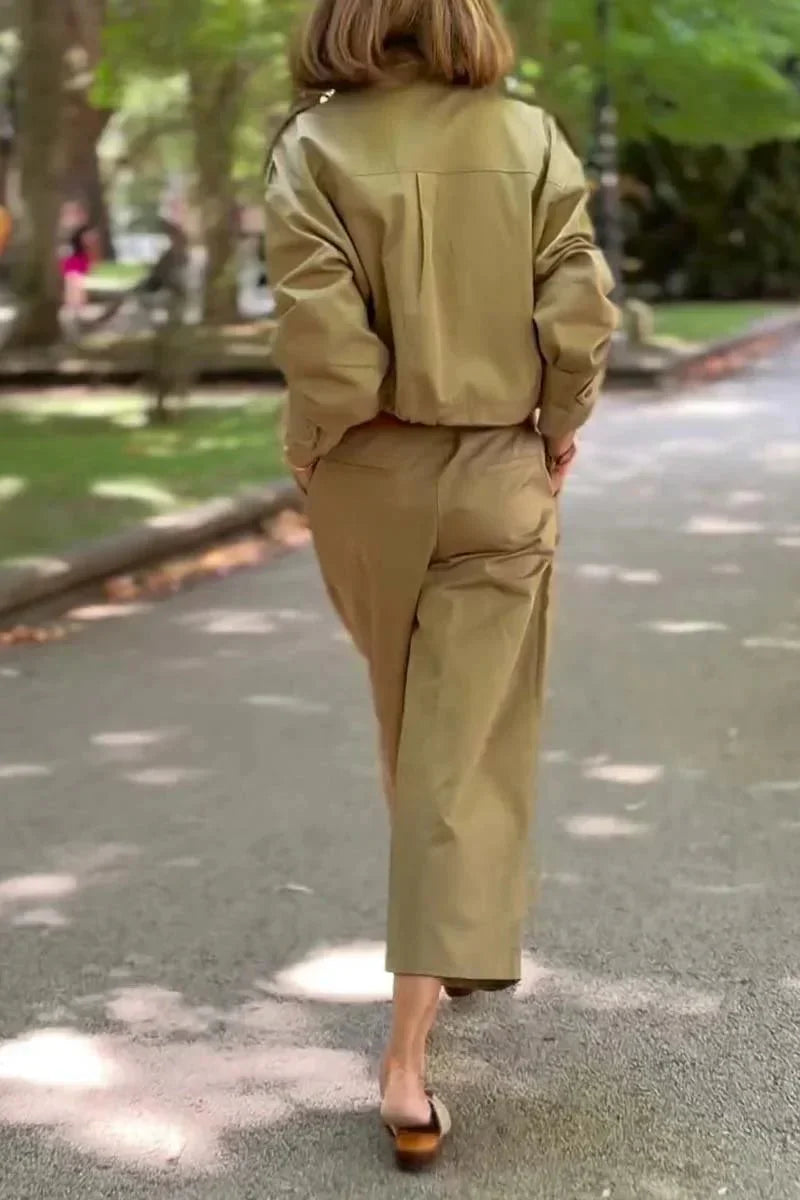 conjunto zara - elegancia practica para cada dia