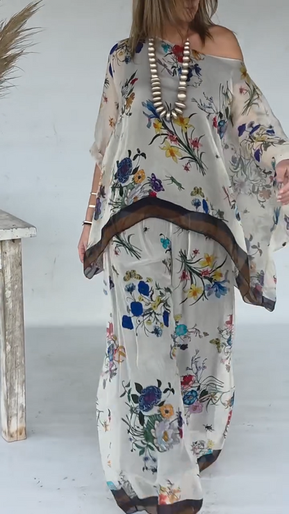 Laura Conjunto floral respira frescura y estilo