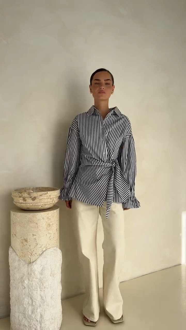 Emma Camisa de rayas que transforma cualquier look