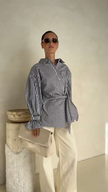 Emma Camisa de rayas que transforma cualquier look